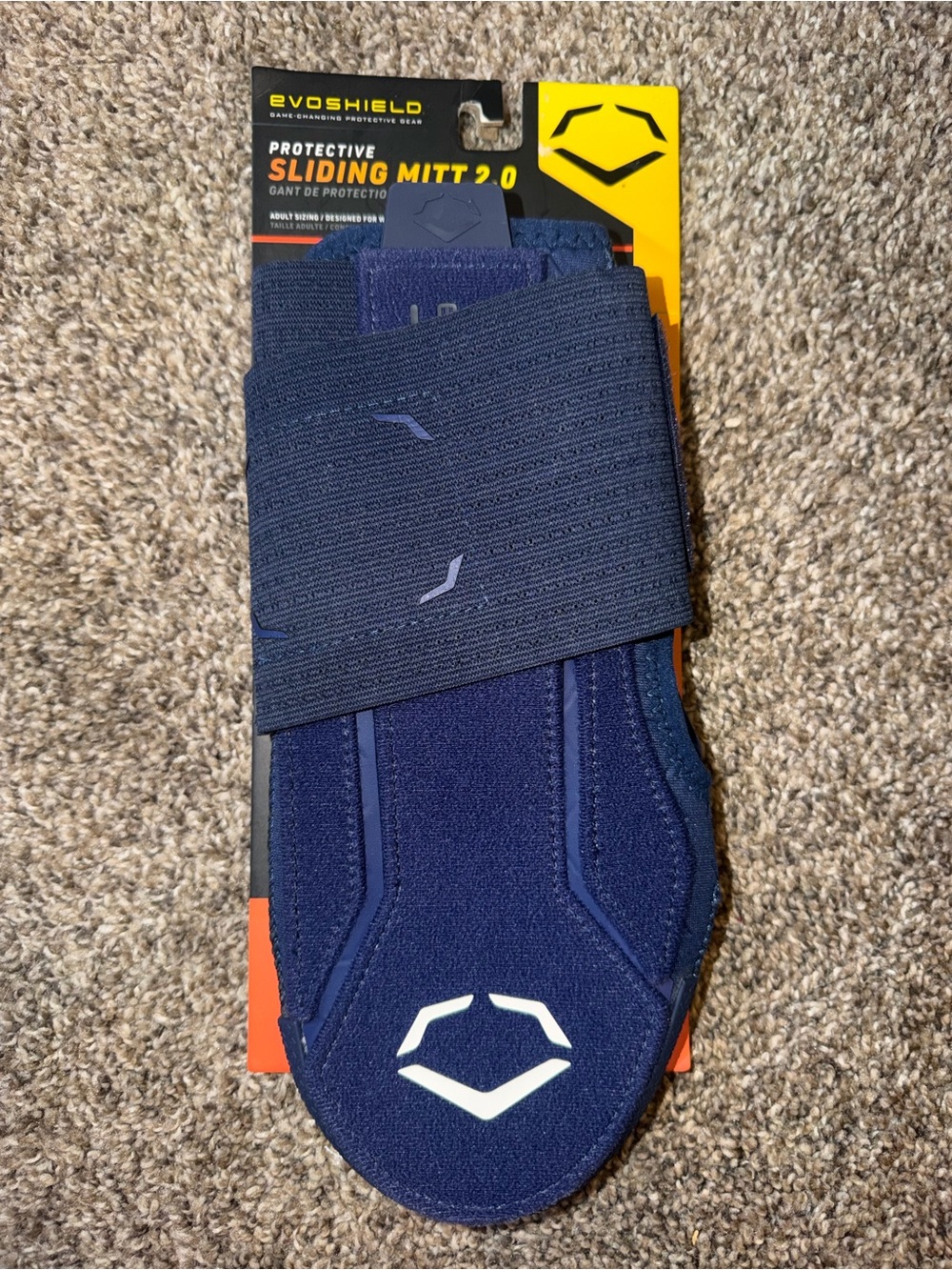 EvoShield Protective Sliding Mitt 2.0 Adult Bilateral Thumb hole Navy Baseball
